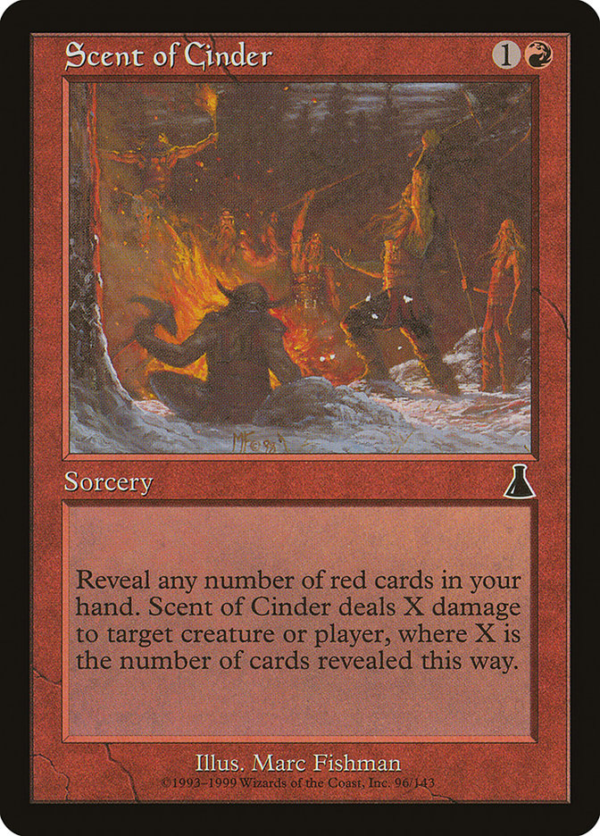 Scent of Cinder [Urza's Destiny] | Good Games Morley