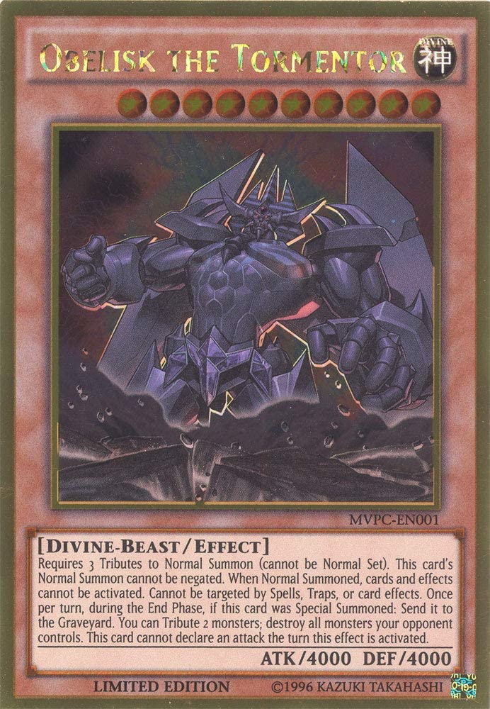 Obelisk the Tormentor (DVD Promo) [MVPC-EN001] Gold Rare | Good Games Morley
