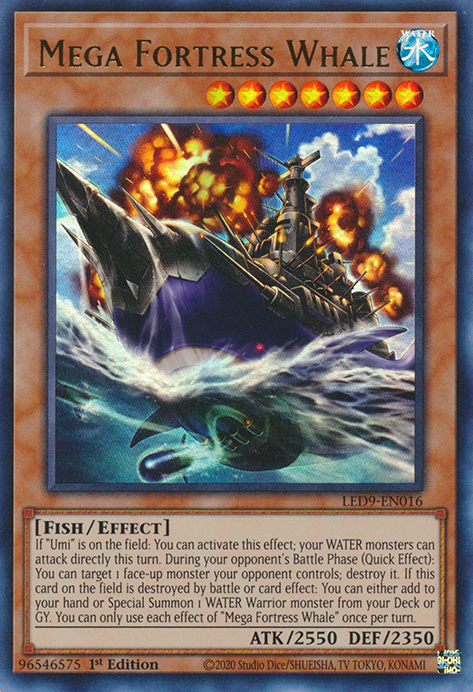 Mega Fortress Whale [LED9-EN016] Ultra Rare | Good Games Morley