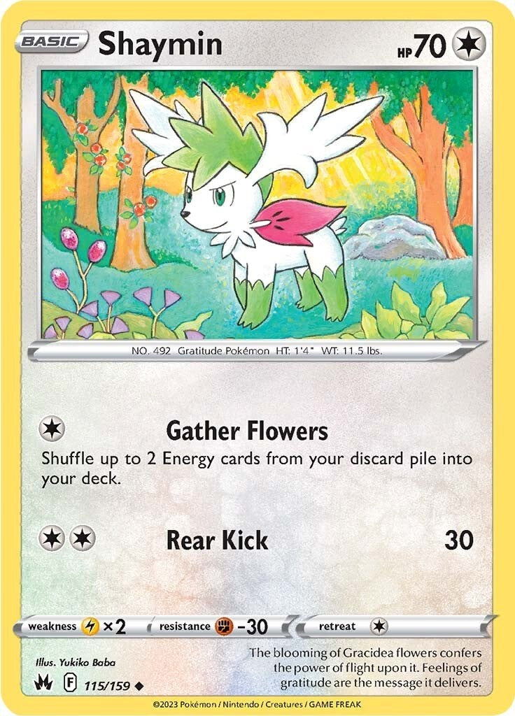 Shaymin (115/159) [Sword & Shield: Crown Zenith] | Good Games Morley