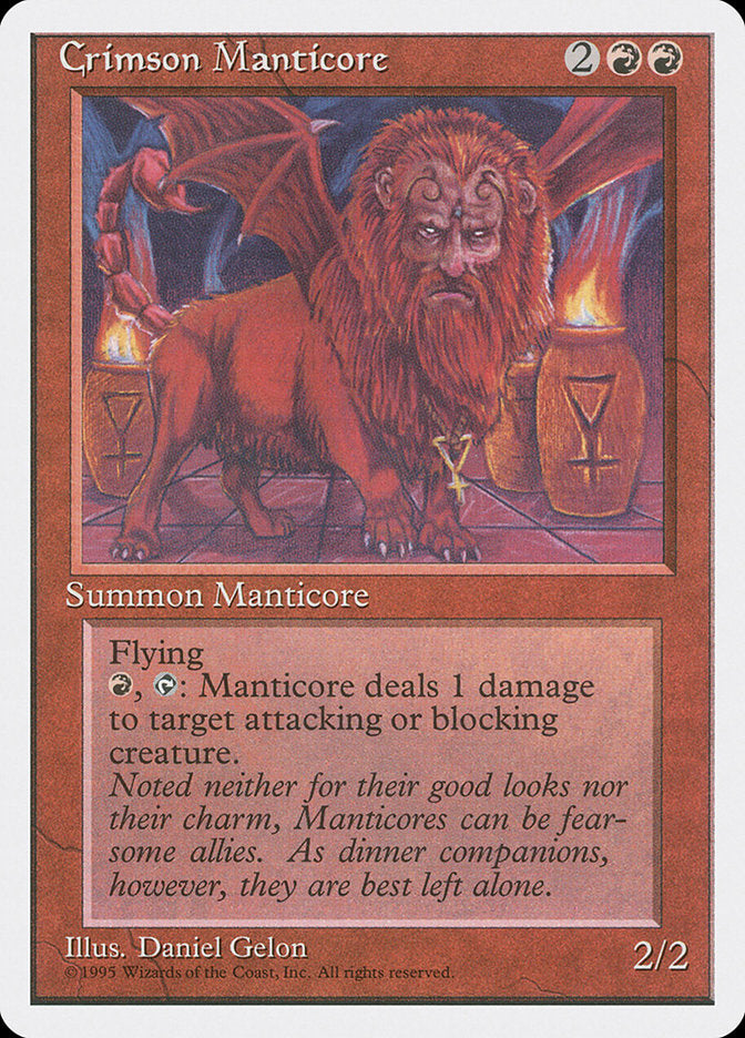 Crimson Manticore [Fourth Edition] | Good Games Morley