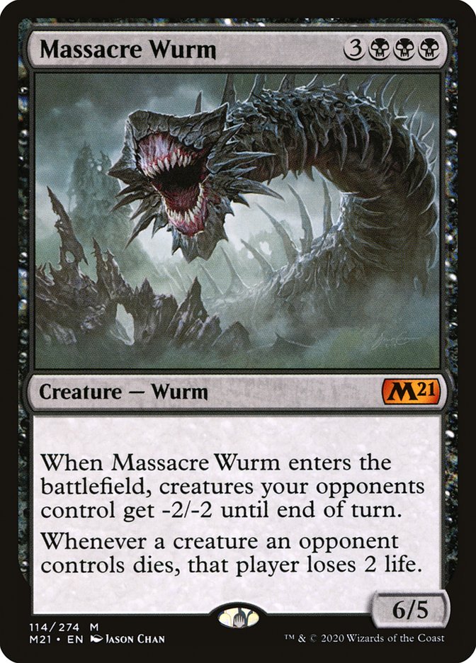 Massacre Wurm [Core Set 2021] | Good Games Morley