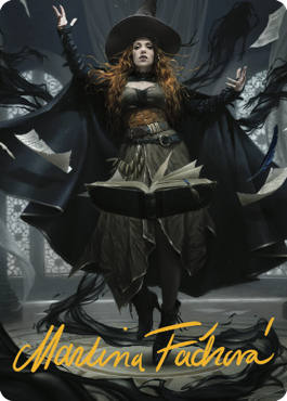 Tasha, the Witch Queen Art Card (41) (Gold-Stamped Signature) [Commander Legends: Battle for Baldur's Gate Art Series] | Good Games Morley