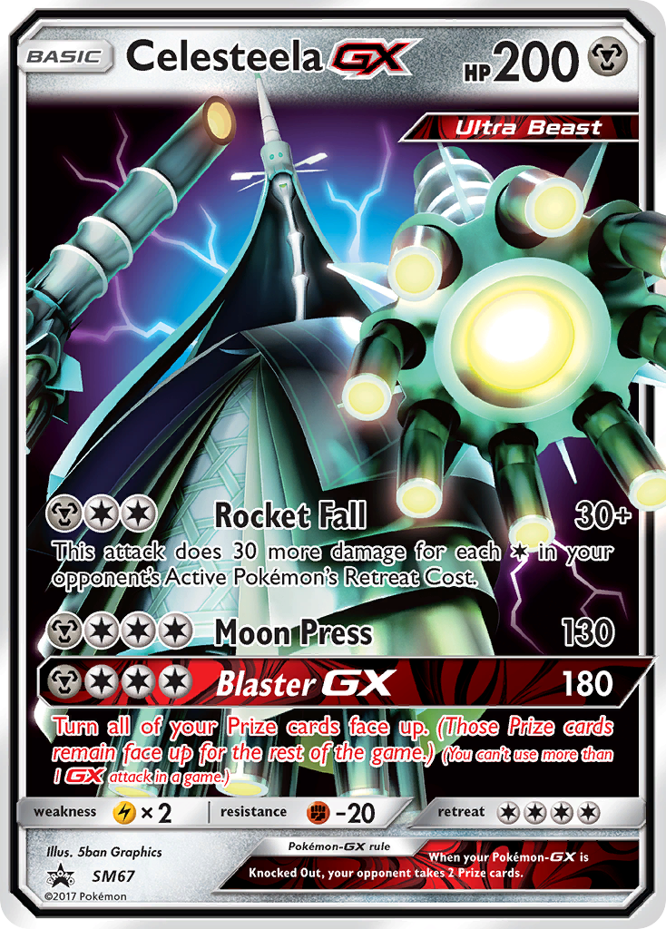 Celesteela GX (SM67) [Sun & Moon: Black Star Promos] | Good Games Morley