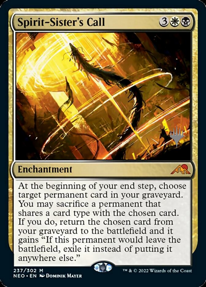 Spirit-Sister's Call (Promo Pack) [Kamigawa: Neon Dynasty Promos] | Good Games Morley