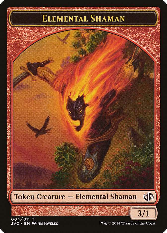 Elemental Shaman Token (Jace vs. Chandra) [Duel Decks Anthology Tokens] | Good Games Morley