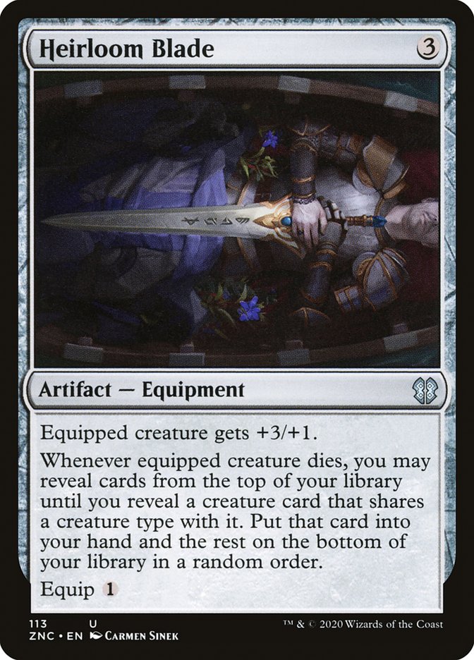Heirloom Blade [Zendikar Rising Commander] | Good Games Morley