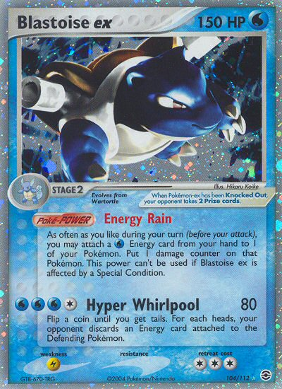 Blastoise ex (104/112) [EX: FireRed & LeafGreen] | Good Games Morley