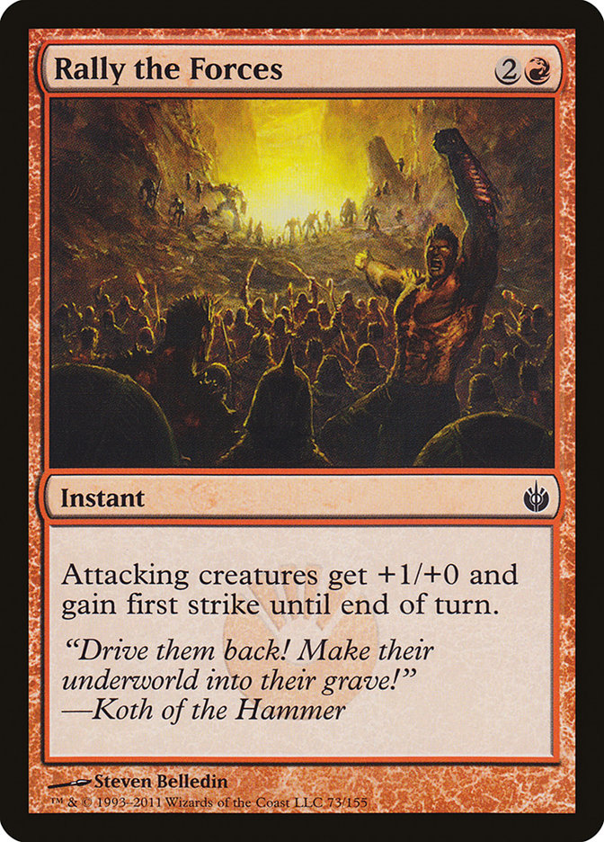 Rally the Forces [Mirrodin Besieged] | Good Games Morley