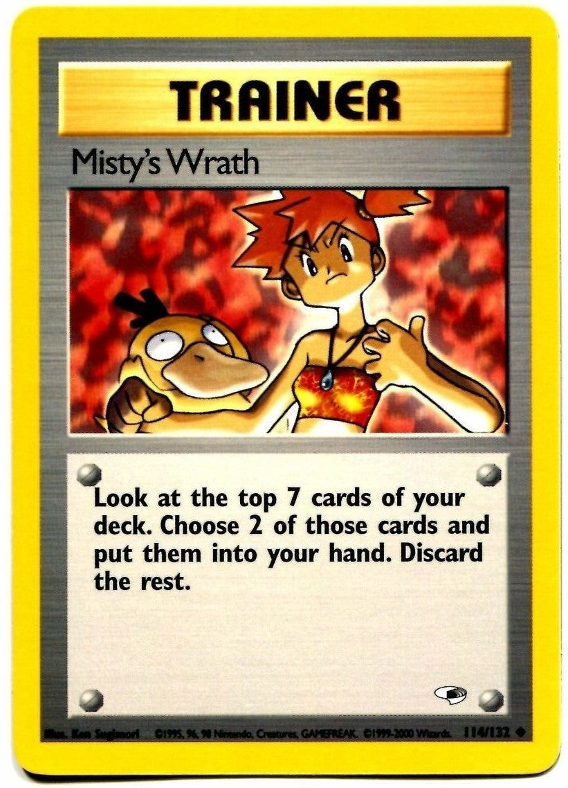 Misty's Wrath (114/132) [Gym Heroes Unlimited] | Good Games Morley