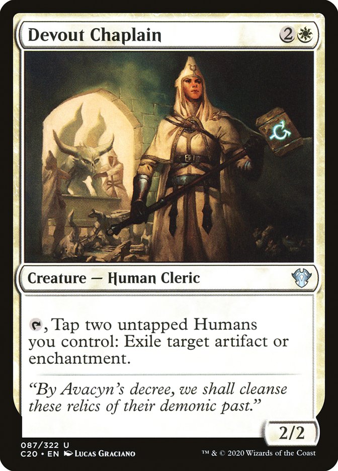 Devout Chaplain [Commander 2020] | Good Games Morley