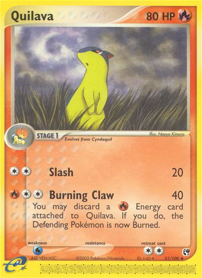 Quilava (51/100) [EX: Sandstorm] | Good Games Morley