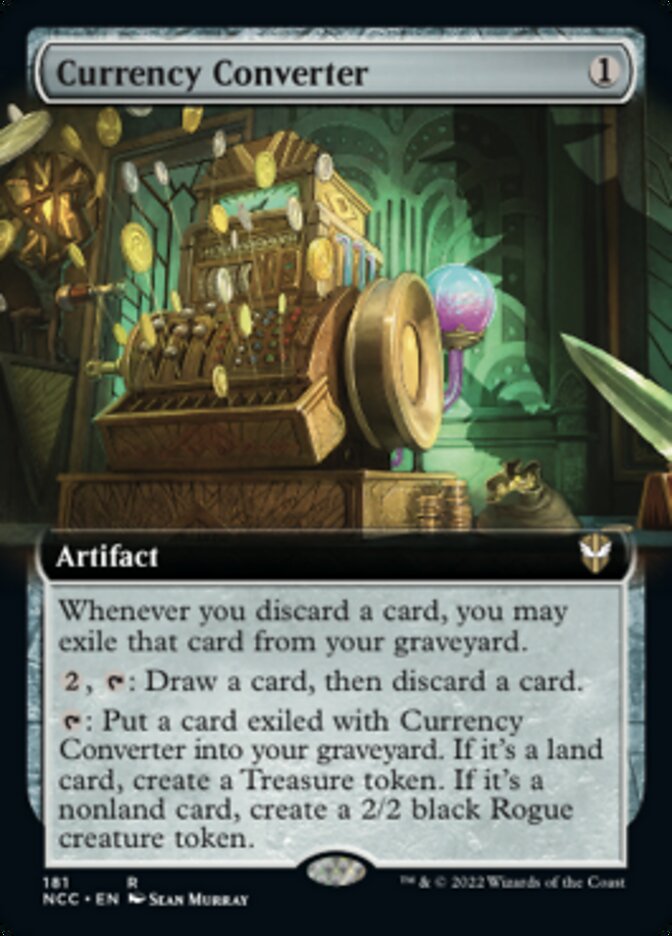 Currency Converter (Extended Art) [Streets of New Capenna Commander] | Good Games Morley