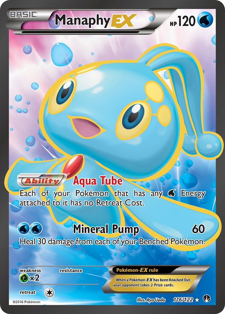 Manaphy EX (116/122) [XY: BREAKpoint] | Good Games Morley