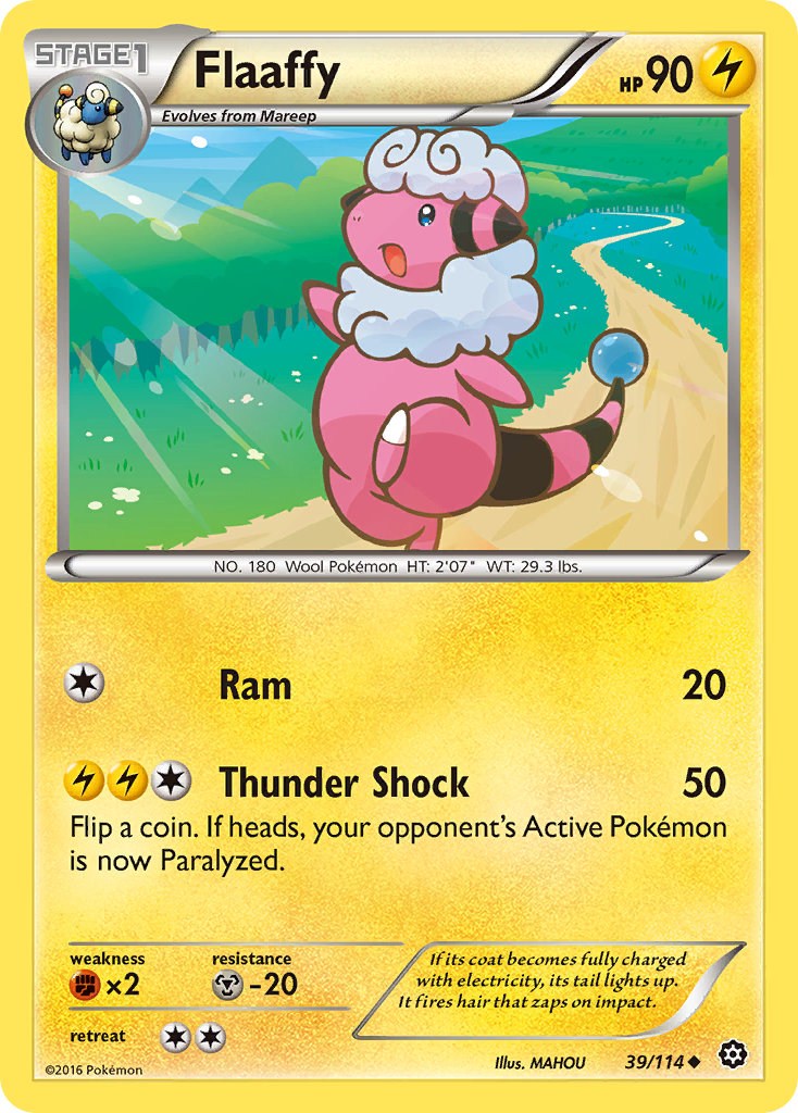 Flaaffy (39/114) [XY: Steam Siege] | Good Games Morley