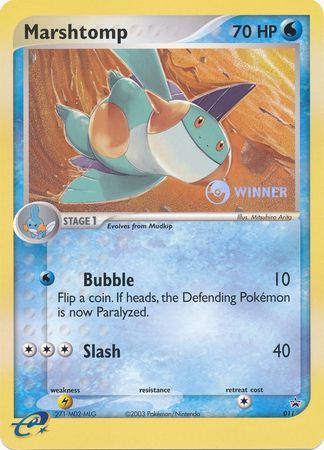 Marshtomp (011) (Jumbo Card) [Nintendo: Black Star Promos] | Good Games Morley
