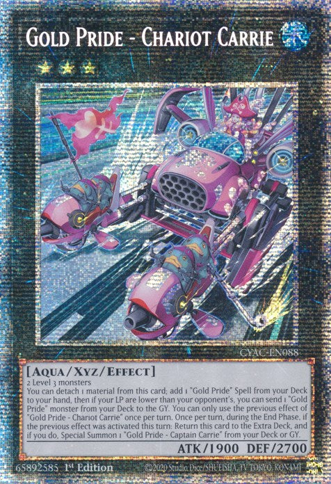 Gold Pride - Chariot Carrie [CYAC-EN088] Starlight Rare | Good Games Morley