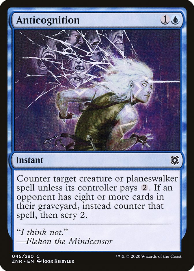 Anticognition [Zendikar Rising] | Good Games Morley