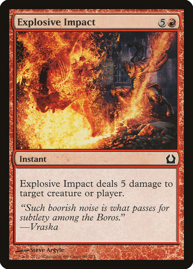 Explosive Impact [Return to Ravnica] | Good Games Morley