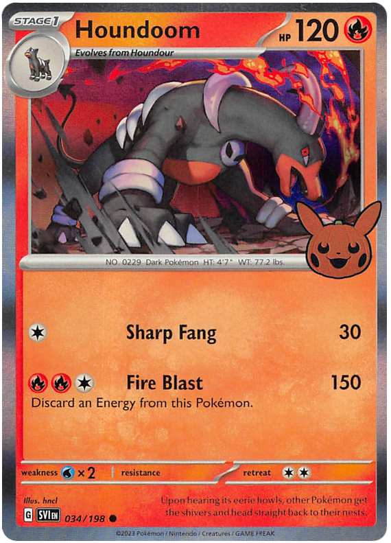 Houndoom (034/198) [Trick or Trade 2023] | Good Games Morley