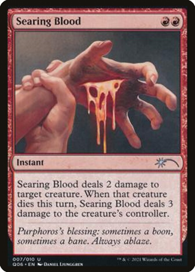 Searing Blood [Pioneer Challenger Decks 2021] | Good Games Morley
