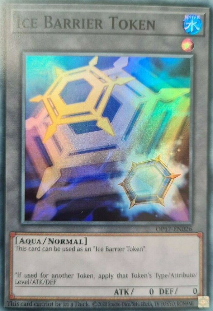 Ice Barrier Token [OP17-EN026] Super Rare | Good Games Morley