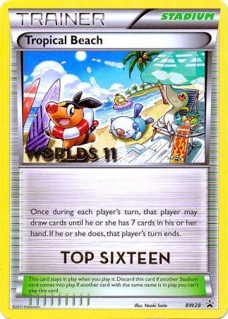 Tropical Beach (BW28) (Top 16) [Black & White: Black Star Promos] | Good Games Morley