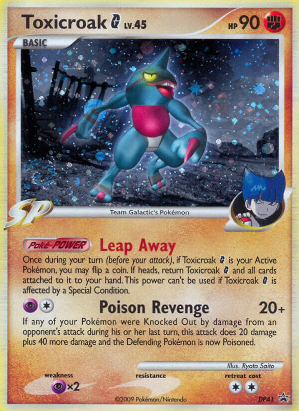 Toxicroak G (DP41) [Diamond & Pearl: Black Star Promos] | Good Games Morley