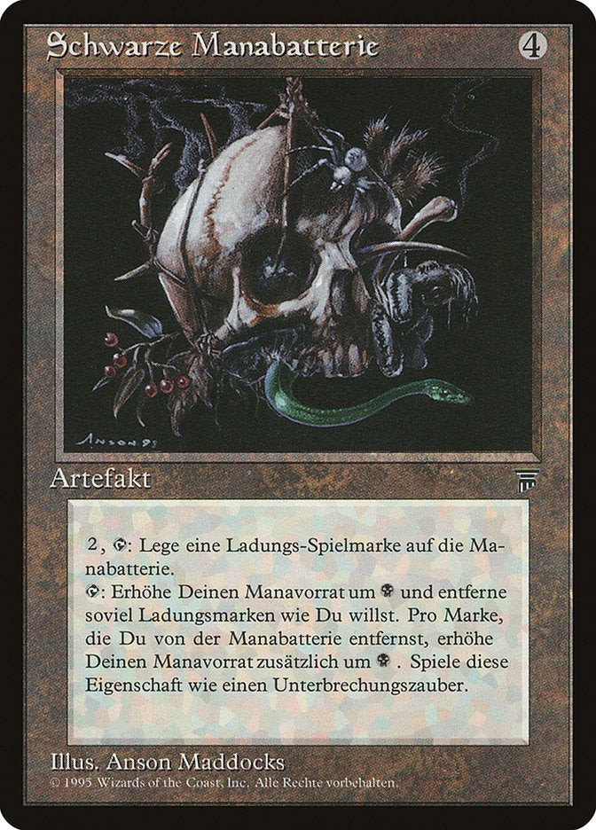 Black Mana Battery (German) - "Schwarze Manabatterie" [Renaissance] | Good Games Morley