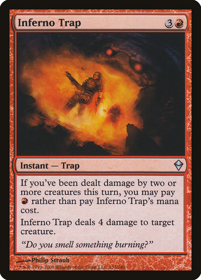 Inferno Trap [Zendikar] | Good Games Morley