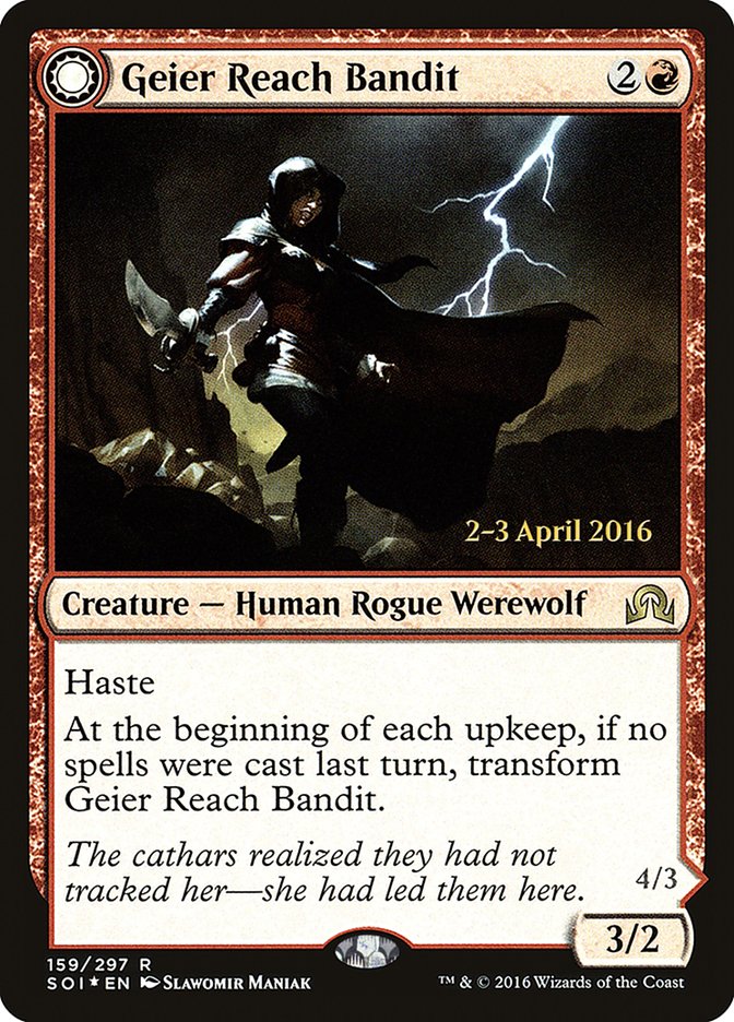 Geier Reach Bandit // Vildin-Pack Alpha [Shadows over Innistrad Prerelease Promos] | Good Games Morley