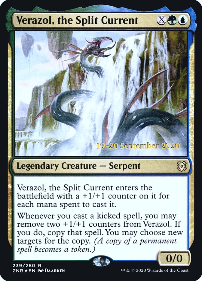 Verazol, the Split Current [Zendikar Rising Prerelease Promos] | Good Games Morley