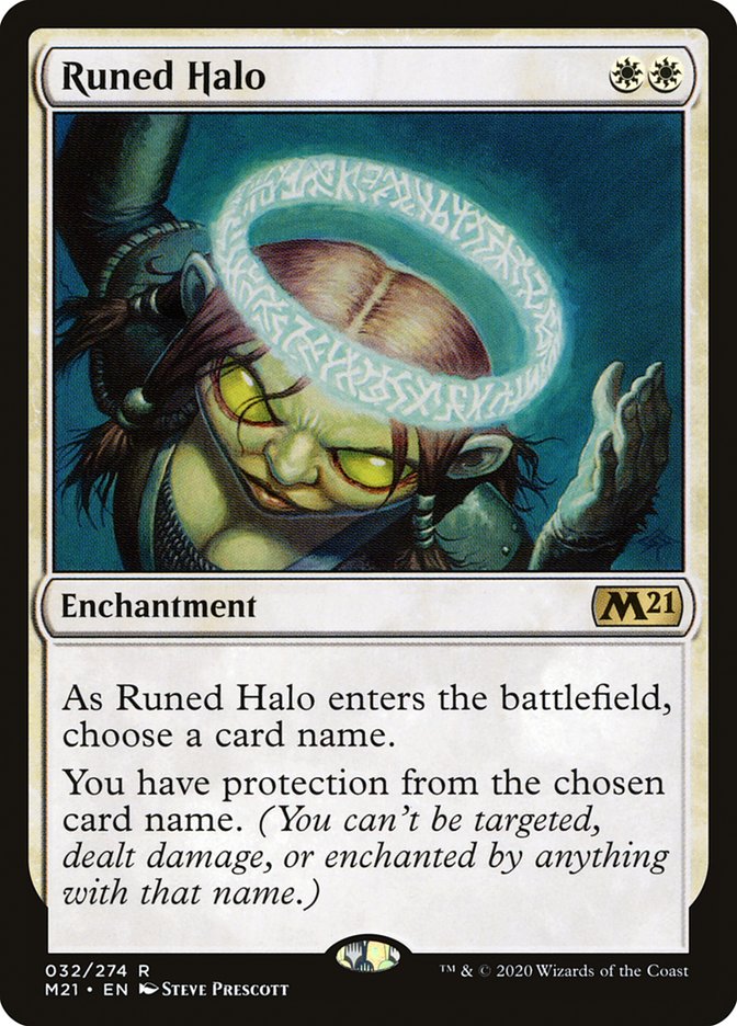 Runed Halo [Core Set 2021] | Good Games Morley