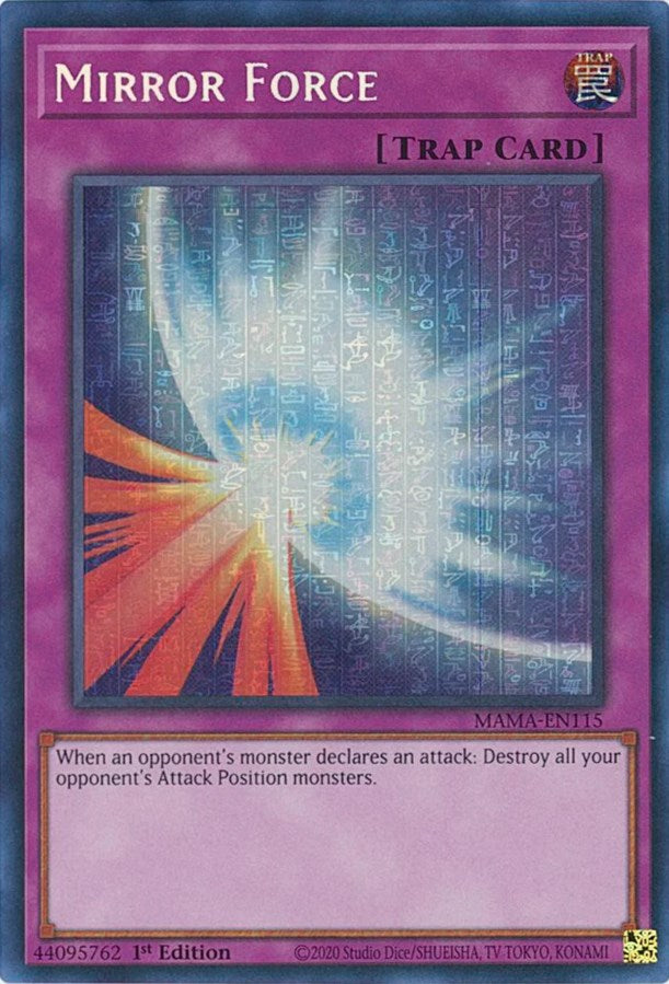 Mirror Force [MAMA-EN115] Secret Pharaoh's Rare | Good Games Morley