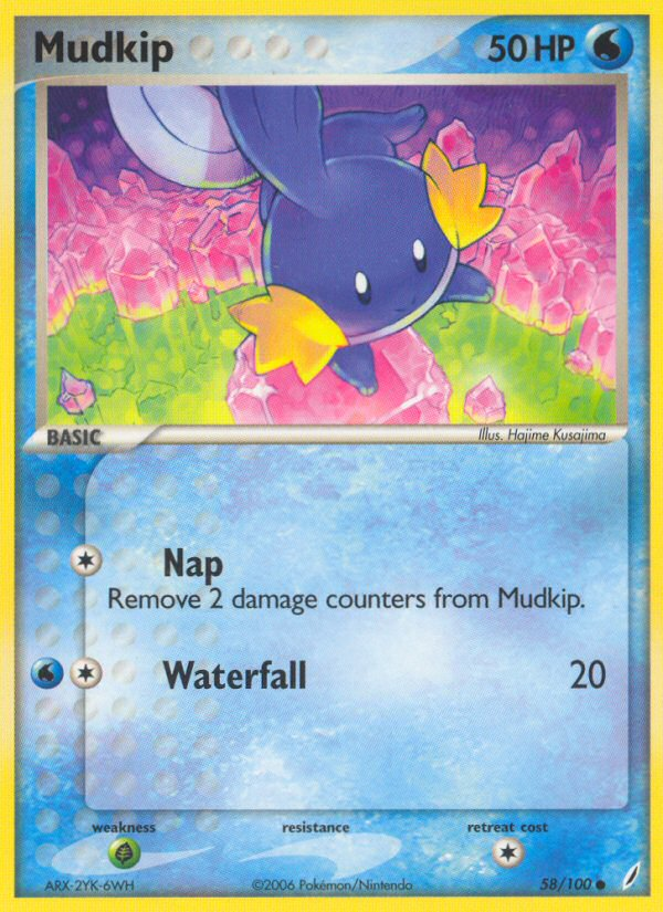 Mudkip (58/100) [EX: Crystal Guardians] | Good Games Morley