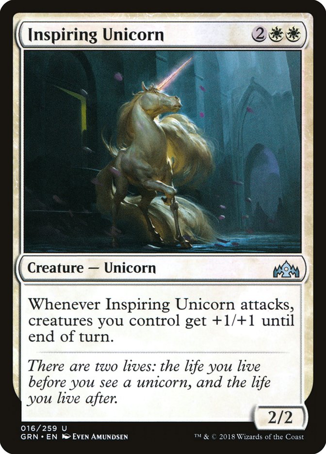 Inspiring Unicorn [Guilds of Ravnica] | Good Games Morley