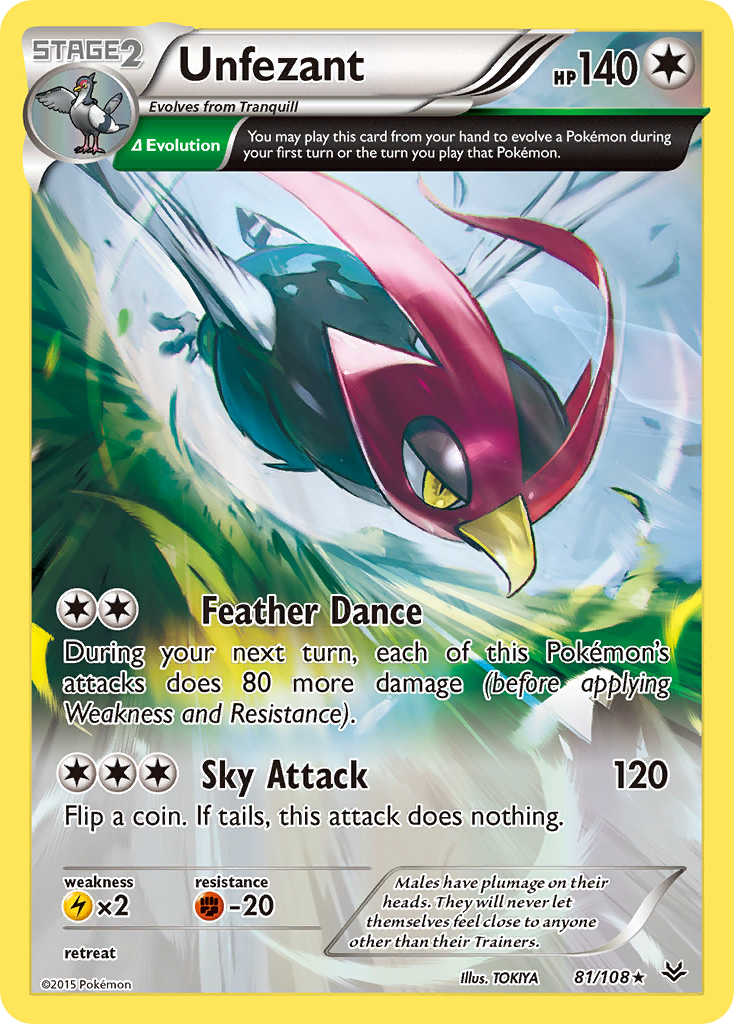 Unfezant (81/108) [XY: Roaring Skies] | Good Games Morley