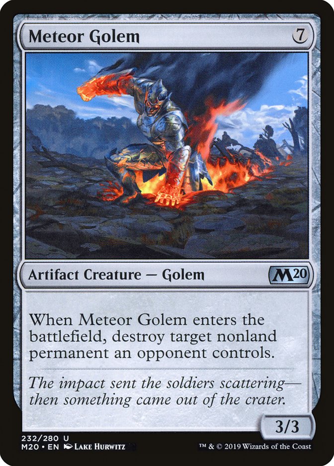 Meteor Golem [Core Set 2020] | Good Games Morley