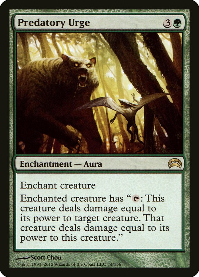 Predatory Urge [Planechase 2012] | Good Games Morley