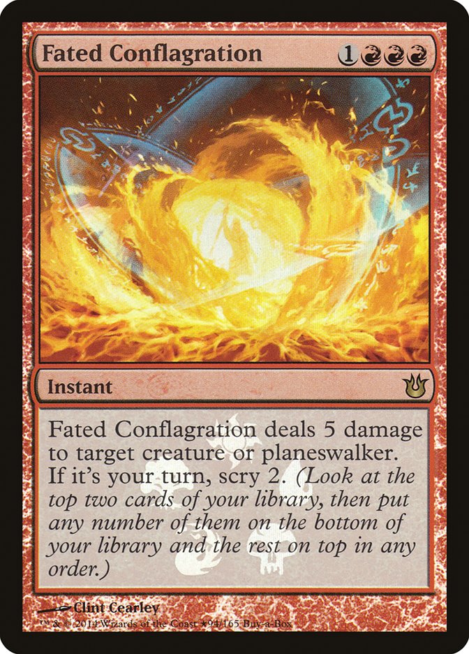 Fated Conflagration (Buy-A-Box) [Born of the Gods Promos] | Good Games Morley