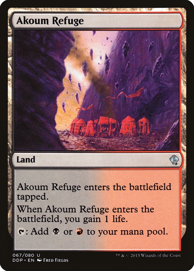 Akoum Refuge [Duel Decks: Zendikar vs. Eldrazi] | Good Games Morley