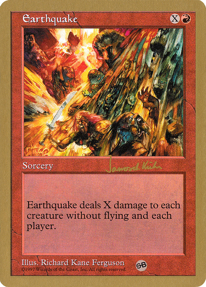 Earthquake (Janosch Kuhn) (SB) [World Championship Decks 1997] | Good Games Morley