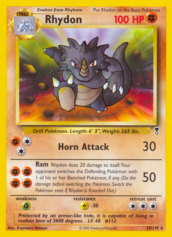 Rhydon (35/110) [Legendary Collection] | Good Games Morley