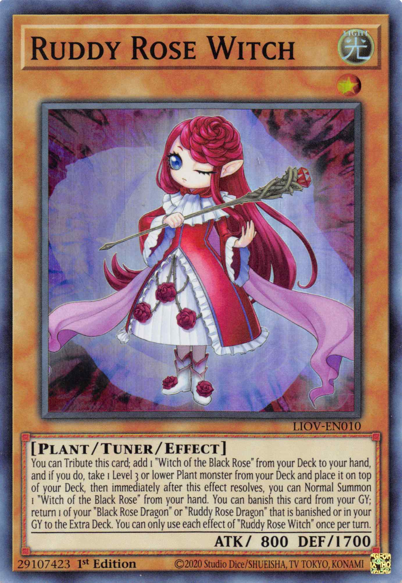 Ruddy Rose Witch [LIOV-EN010] Super Rare | Good Games Morley