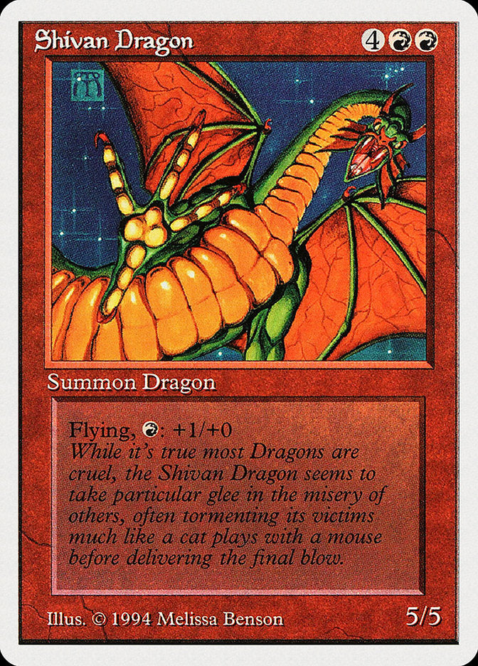 Shivan Dragon [Summer Magic / Edgar] | Good Games Morley