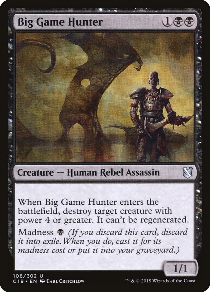Big Game Hunter [Commander 2019] | Good Games Morley