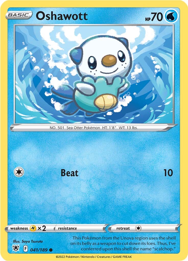Oshawott (041/189) [Sword & Shield: Astral Radiance] | Good Games Morley