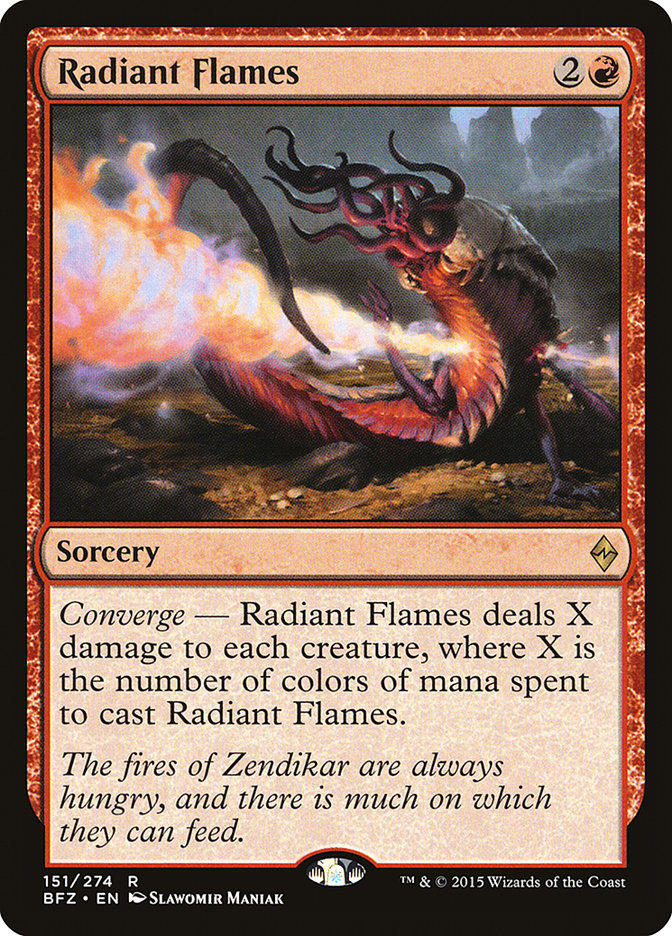 Radiant Flames [Battle for Zendikar] | Good Games Morley