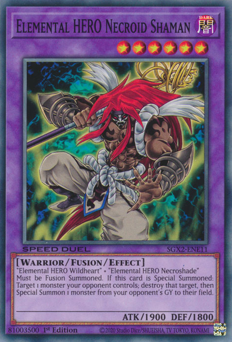 Elemental HERO Necroid Shaman [SGX2-ENE11] Common | Good Games Morley