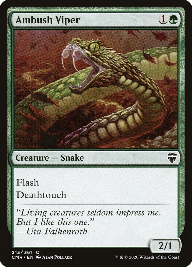 Ambush Viper [Commander Legends] | Good Games Morley